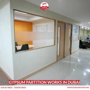Gypsum Partition Works in Dubai
