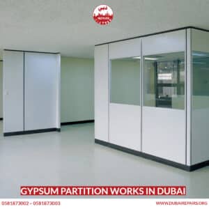 Gypsum Partition Works in Dubai