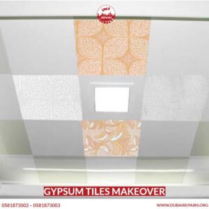 Gypsum Tiles Makeover