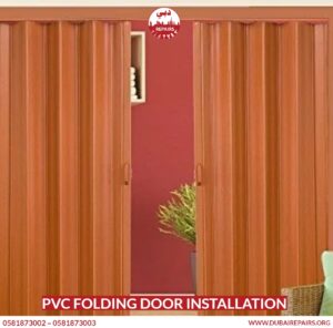 PVC Folding Door Installation