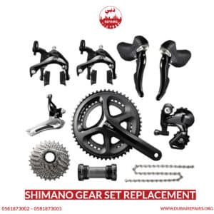 Shimano gear set replacement