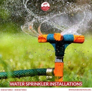 Water sprinkler installations