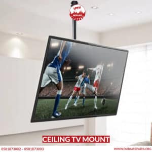 Ceiling tv mount