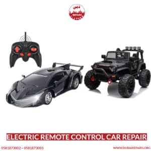 Electric remote control car repair