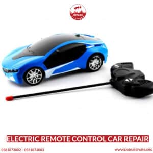 Electric remote control car repair