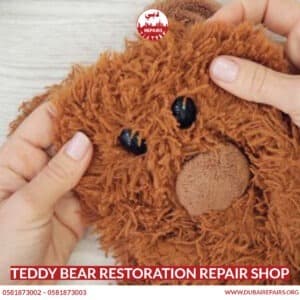 Teddy bear restoration repair shop