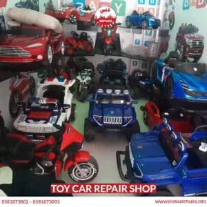 Toy car repair shop