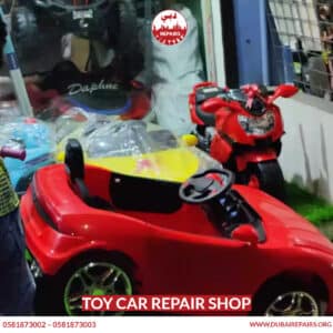 Toy car repair shop