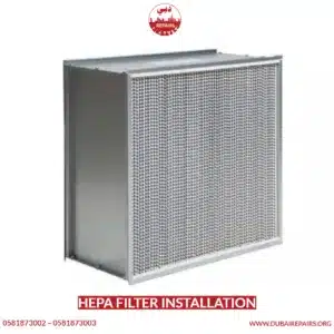 Hepa filter installation